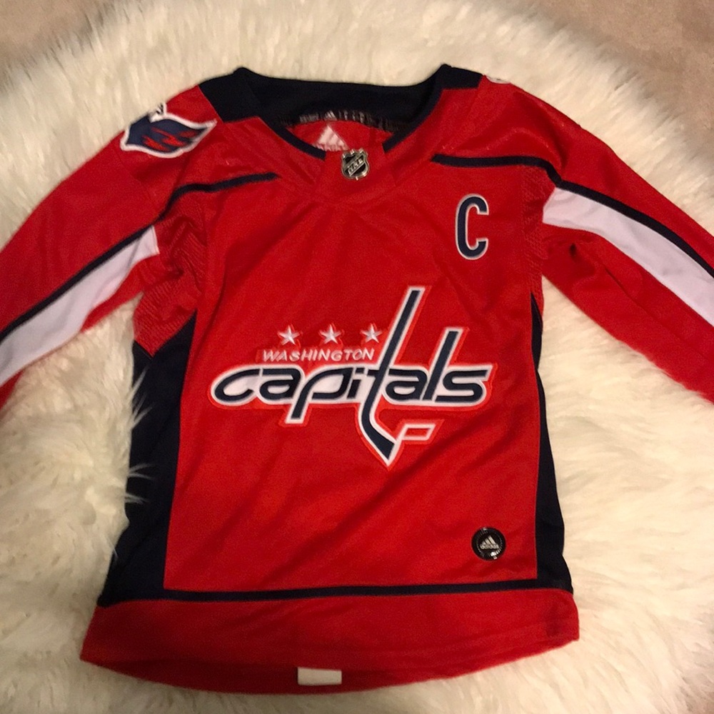 S adidas NHL Capitals Ovechkin Jersey